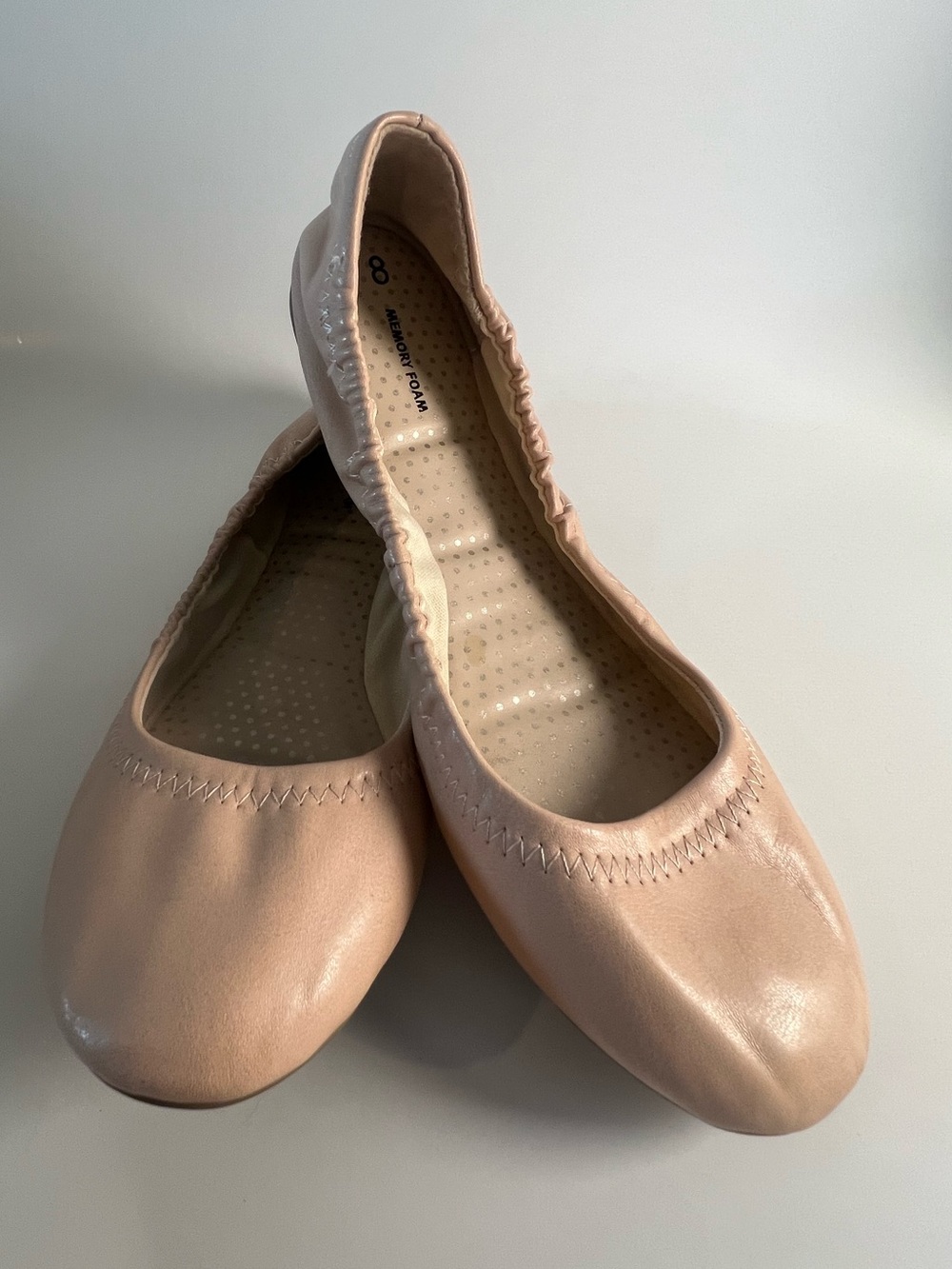 Women’s Ballet Flats with Cushioned Insole Size 8